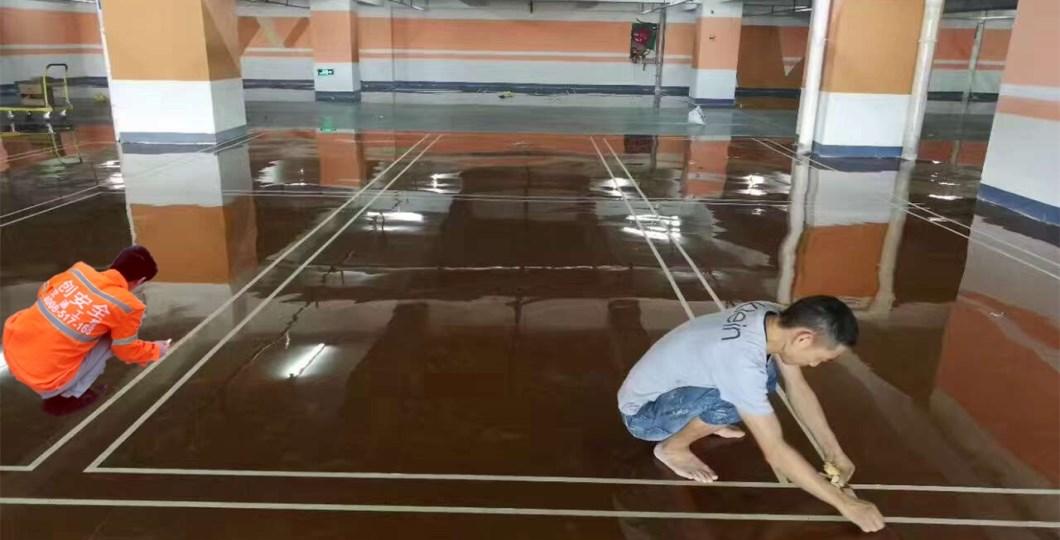 冷涂車位劃線，車庫(kù)劃線