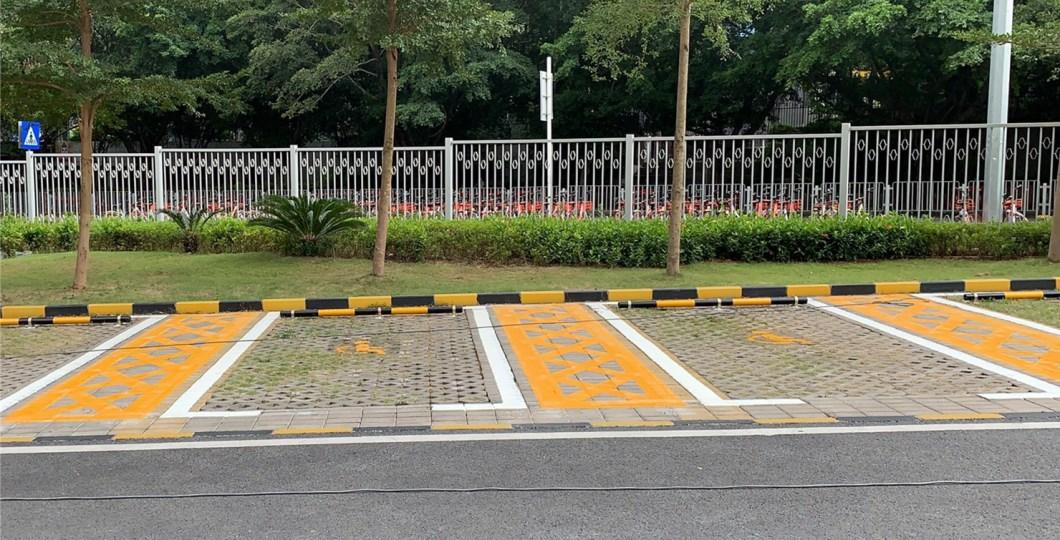 無(wú)障礙車位劃線，熱熔車位劃線